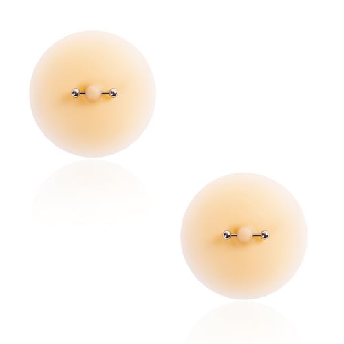2 Pcs Silicone Nipple Cover with Piercing, Waterproof, Reusable Pasties
