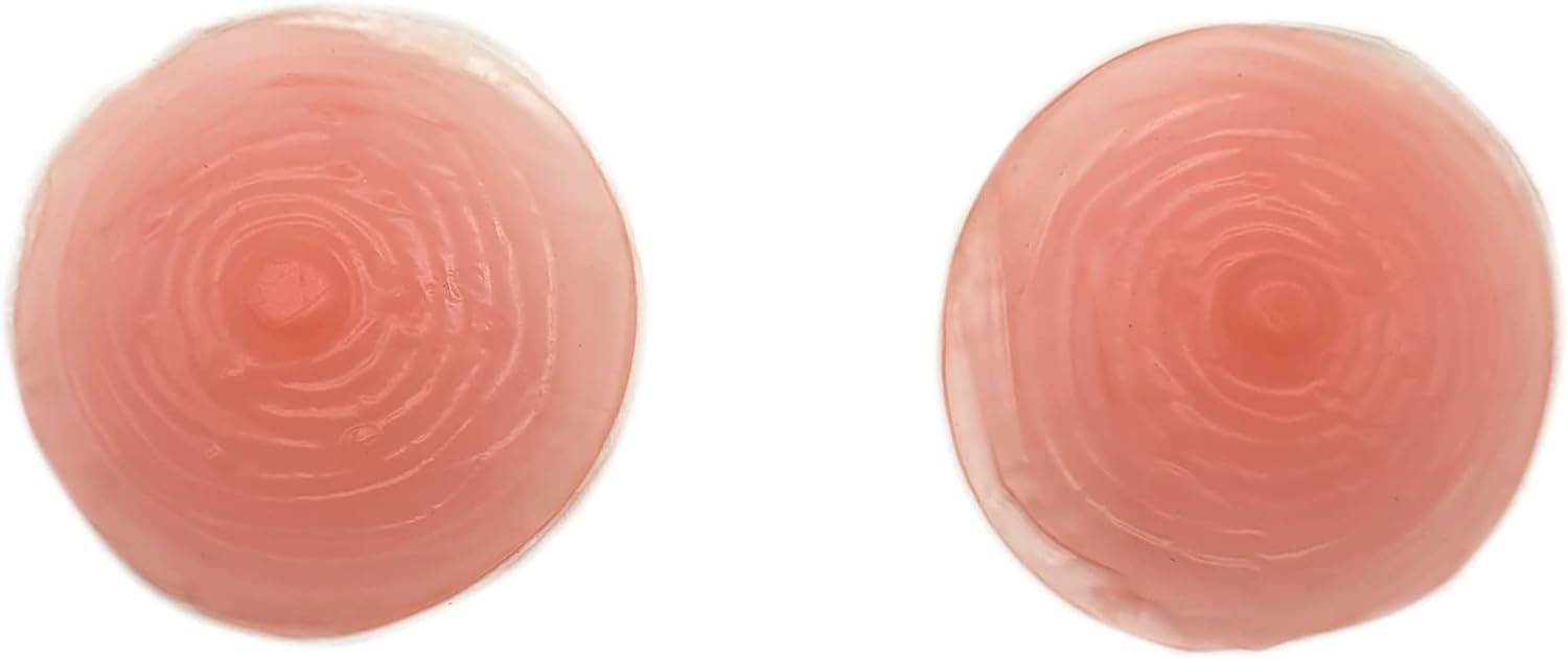 Silicone adhesive reusable attachable nipples for crossdressing transgender breast forms mastectomy costume cosplay and more